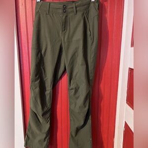 Prana Green Chinos Durable Cotton Twill Hiking Pants 4